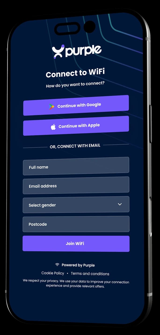 Purple splash page editor